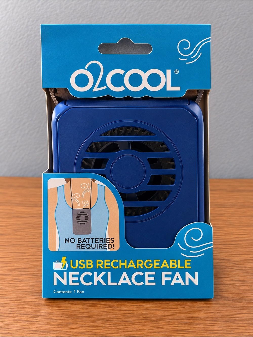 O2COOL Rechargeable Deluxe Necklace